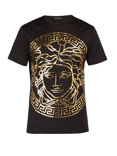 versace gold medusa t shirt